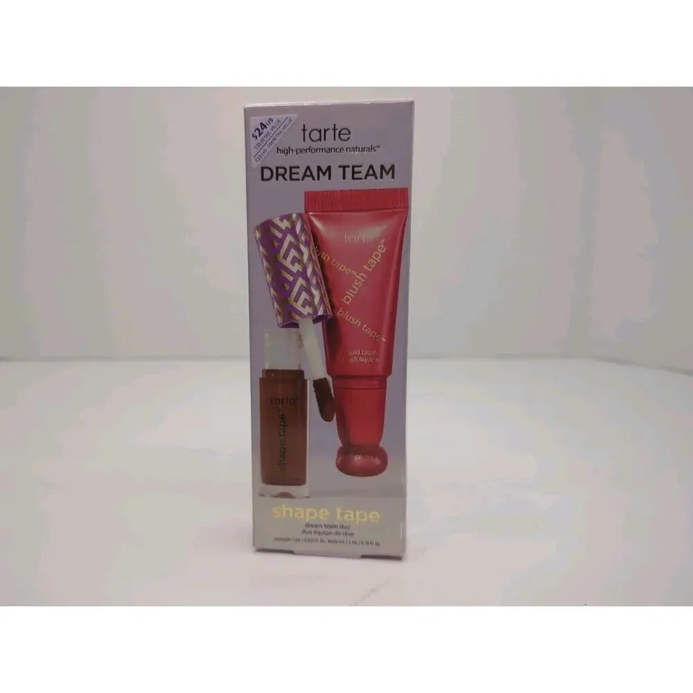 Tarte Dream Team Duo Shape Tape Concealer & Blush Tape Liquid Blush 54H & Cherry